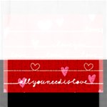 Red Love You Jigsaw Puzzle (Rectangular)