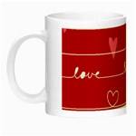 Red Love You Night Luminous Mug