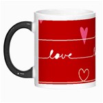 Red Love You Morph Mug