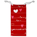 Red Love You Jewelry Bag