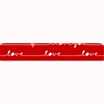 Red Love You Small Bar Mat