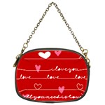 Red Love You Chain Purse (Two Sides)