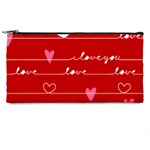 Red Love You Pencil Case