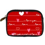 Red Love You Digital Camera Leather Case