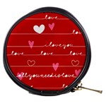 Red Love You Mini Makeup Bag