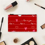 Red Love You Cosmetic Bag (Small)