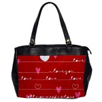 Red Love You Oversize Office Handbag