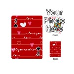 Red Love You Playing Cards 54 (Mini)