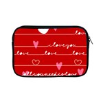 Red Love You Apple iPad Mini Zipper Case