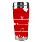 Red Love You Stainless Steel Travel Tumbler