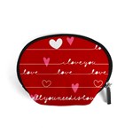 Red Love You Accessory Pouch (Small)