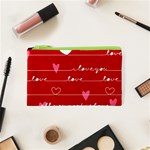 Red Love You Cosmetic Bag (XS)