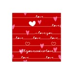 Red Love You Satin Bandana Scarf