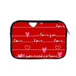 Red Love You Apple MacBook Pro 15  Zipper Case