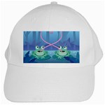 valentines day frog lovers White Cap