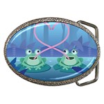 valentines day frog lovers Belt Buckle