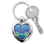 valentines day frog lovers Key Chain (Heart)