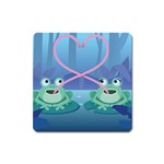 valentines day frog lovers Magnet (Square)