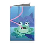 valentines day frog lovers Mini Greeting Card