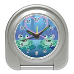 valentines day frog lovers Travel Alarm Clock