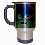 valentines day frog lovers Travel Mug (Silver Gray)