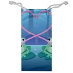 valentines day frog lovers Jewelry Bag