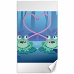 valentines day frog lovers Canvas 40  x 72 