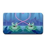 valentines day frog lovers Medium Bar Mat