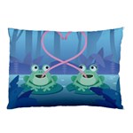 valentines day frog lovers Pillow Case