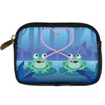 valentines day frog lovers Digital Camera Leather Case