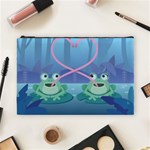 valentines day frog lovers Cosmetic Bag (Large)