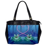 valentines day frog lovers Oversize Office Handbag