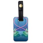 valentines day frog lovers Luggage Tag (one side)