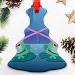 valentines day frog lovers Ornament (Christmas Tree) 