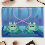 valentines day frog lovers Cosmetic Bag (XXXL)