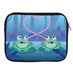 valentines day frog lovers Apple iPad Zipper Case