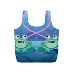 valentines day frog lovers Full Print Recycle Bag (S)