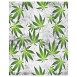 Gray Cannabis Marijuana Drawstring Bag (Small)