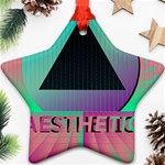 Vaporwave Aesthetic Ornament (Star)