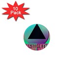 Vaporwave Aesthetic 1  Mini Magnet (10 pack) 