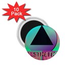 Vaporwave Aesthetic 1.75  Magnet (10 pack) 