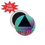 Vaporwave Aesthetic 1.75  Magnet (100 pack) 