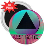 Vaporwave Aesthetic 3  Magnet (10 pack)