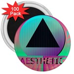 Vaporwave Aesthetic 3  Magnet (100 pack)