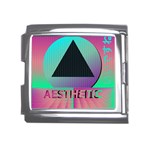 Vaporwave Aesthetic Mega Link Italian Charm (18mm)