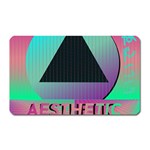 Vaporwave Aesthetic Magnet (Rectangular)