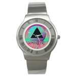 Vaporwave Aesthetic Stainless Steel Watch