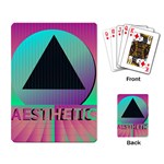 Vaporwave Aesthetic Playing Cards Single Design