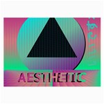 Vaporwave Aesthetic Large Glasses Cloth (2 Sides)