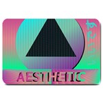 Vaporwave Aesthetic Large Doormat